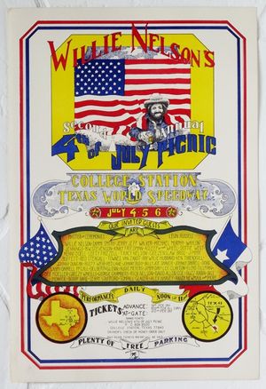 Willie Nelson's Second Annual Fourth of July Picnic 1974