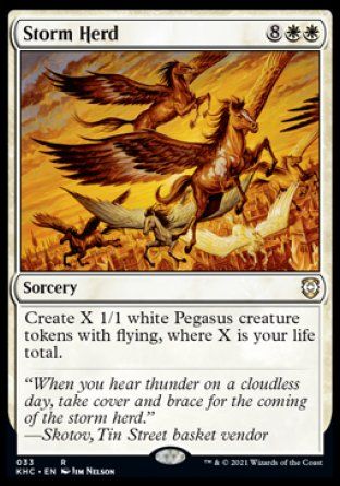 Storm Herd (Kaldheim Commander Decks) Trading Card