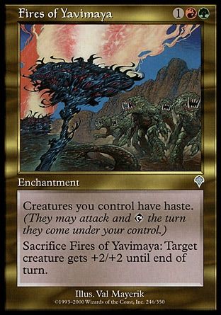 Fires of Yavimaya (Invasion) Trading Card