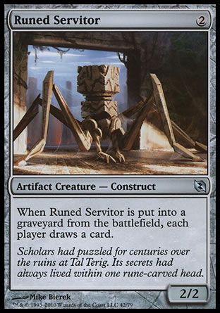 Runed Servitor (Elspeth vs. Tezzeret) Trading Card