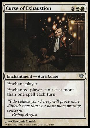 Curse of Exhaustion (Dark Ascension) Trading Card