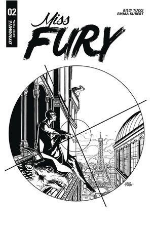 Miss Fury #2 (10 Copy Kubert B&w Cover)