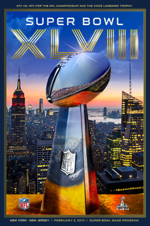Super Bowl XLVIII Game Program #48
