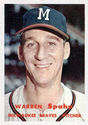 Warren Spahn 1957 Topps #90