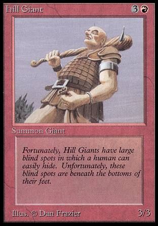 Hill Giant (Beta) Trading Card