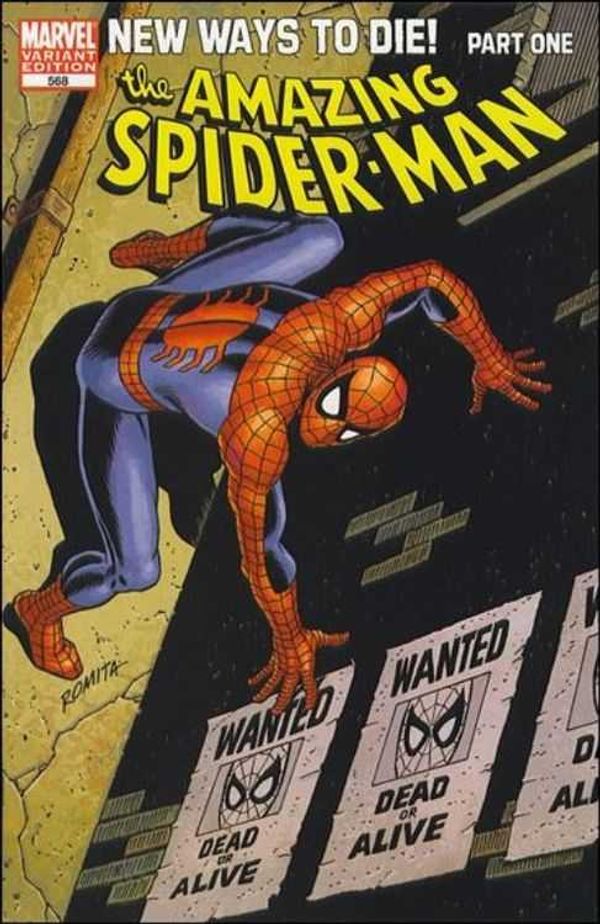 Amazing Spider-Man #568 (Incentive John Romita Sr Variant Cover)