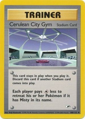 Cerulean City Gym (Trainer: Stadium) (108/132) - Gym Heroes (Unlimited)