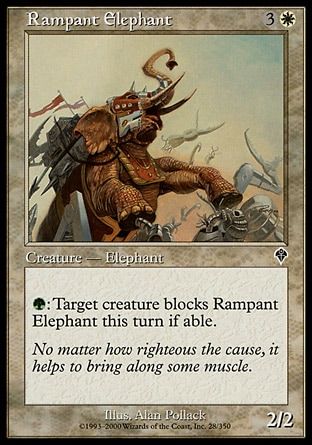 Rampant Elephant (Invasion) Trading Card