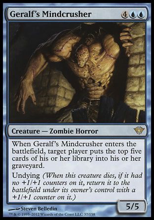 Geralf's Mindcrusher (Dark Ascension) Trading Card