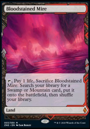 Bloodstained Mire (Zendikar Rising Expeditions) Trading Card