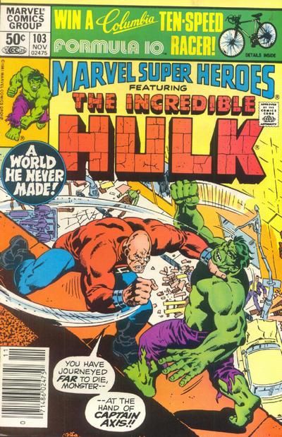 Marvel Super-Heroes #103 Comic