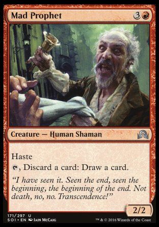 Mad Prophet (Shadows over Innistrad) Trading Card