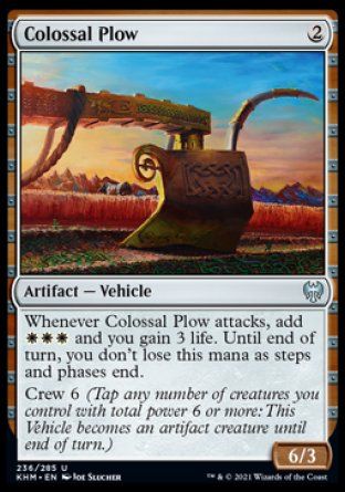 Colossal Plow (Kaldheim) Trading Card