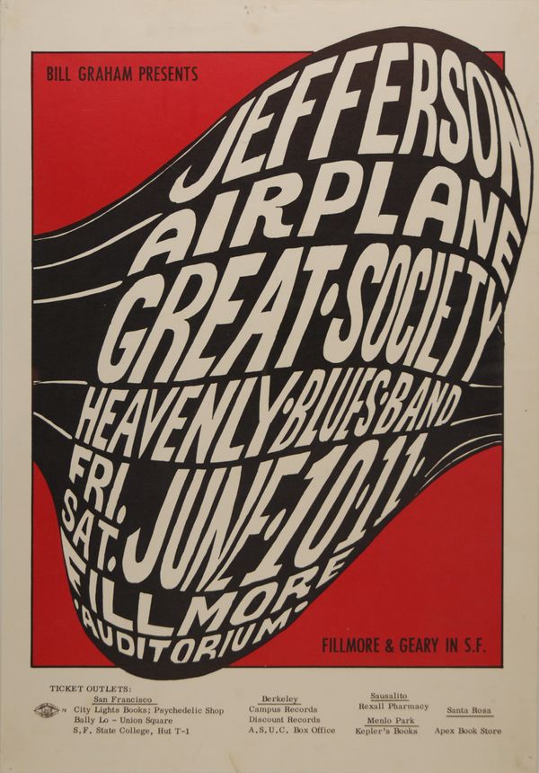 BG-10-OP-1 Jefferson Airplane The Fillmore 1966