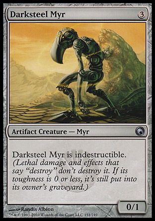 Darksteel Myr (Scars of Mirrodin) Trading Card