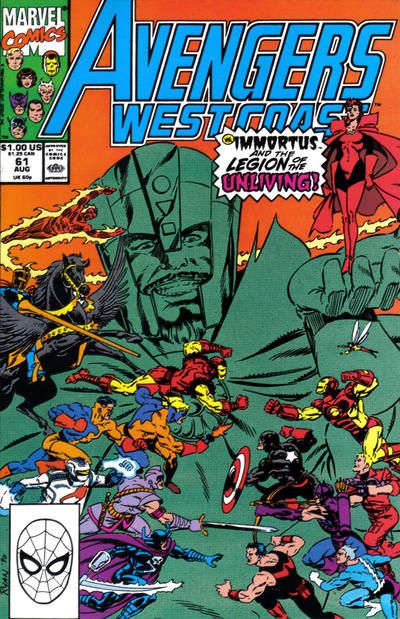 Avengers West Coast #61 Comic