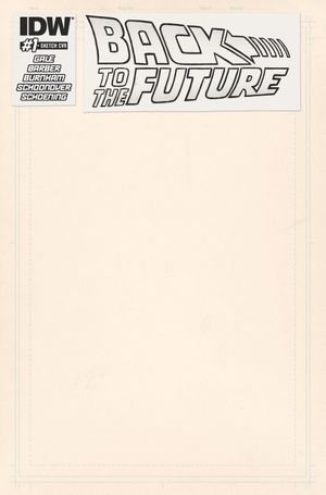 Back To The Future #1 (Blank Sketch Cover)