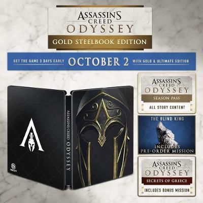 Assassin's Creed Odyssey [Steelbook Gold Edition] Video Game