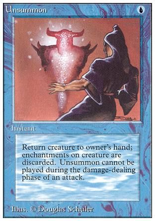 Unsummon (Unlimited) Trading Card