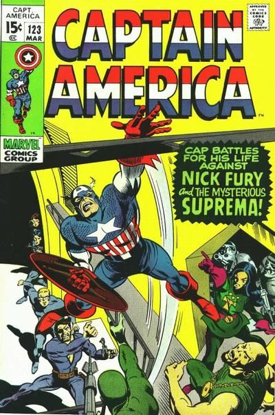 Captain America #123 Comic