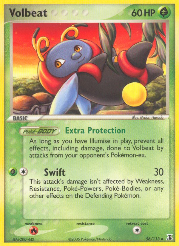 Volbeat (56/113) - Delta Species Pokémon Card