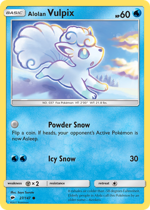 Alolan Vulpix (27/147) - Burning Shadows