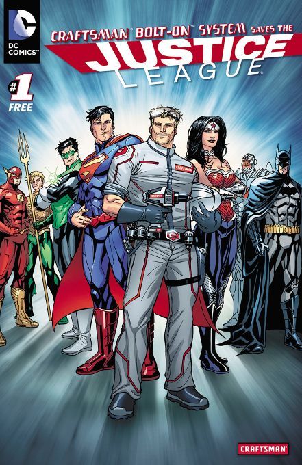 Craftsman Bolt-On System Saves the Justice League #nn Comic