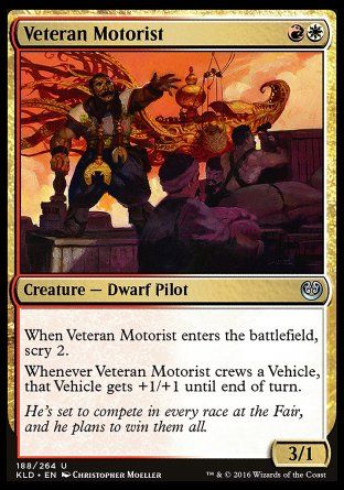 Veteran Motorist (Kaladesh) Trading Card