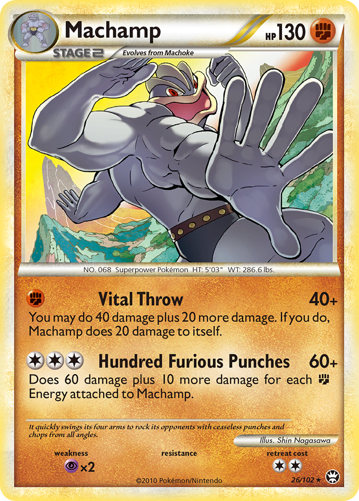 Machamp (26/102) - HS—Triumphant Pokémon Card