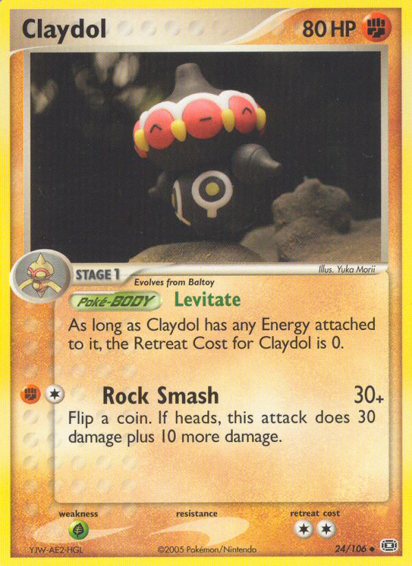 Claydol (24/106) - Emerald Pokémon Card