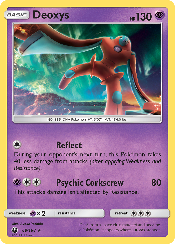 Deoxys (68/168) - Celestial Storm Pokémon Card