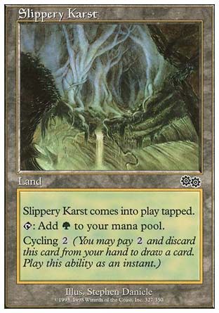 Slippery Karst (Anthologies) Trading Card