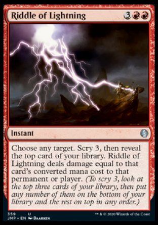 Riddle of Lightning (Jumpstart) Trading Card