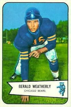Gerald Weatherly 1954 Bowman #47 Sports Card