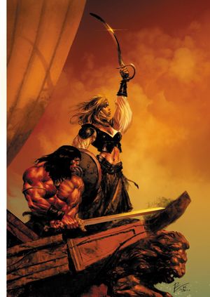 Conan: The Barbarian #33 (Cvr G Roberto De La Torre Virgin Cardstock Variant)