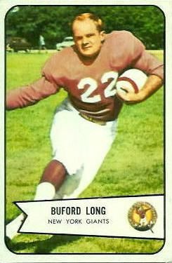 Buford Long 1954 Bowman #43 Sports Card