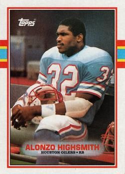 Alonzo Highsmith 1989 Topps #96 Sports Card