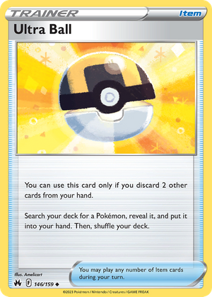Ultra Ball (Trainer: Item) (146/159) - Crown Zenith (Reverse Holo)