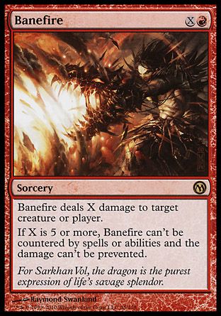 Banefire (Duels of the Planeswalkers) Trading Card