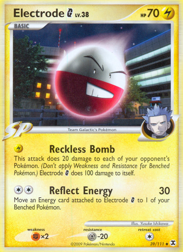 Electrode G (39/111) - Rising Rivals Pokémon Card