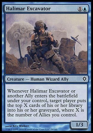 Halimar Excavator (Worldwake) Trading Card