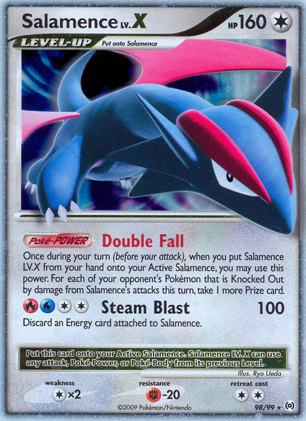 Salamence LV.X (98/99) - Arceus Pokémon Card