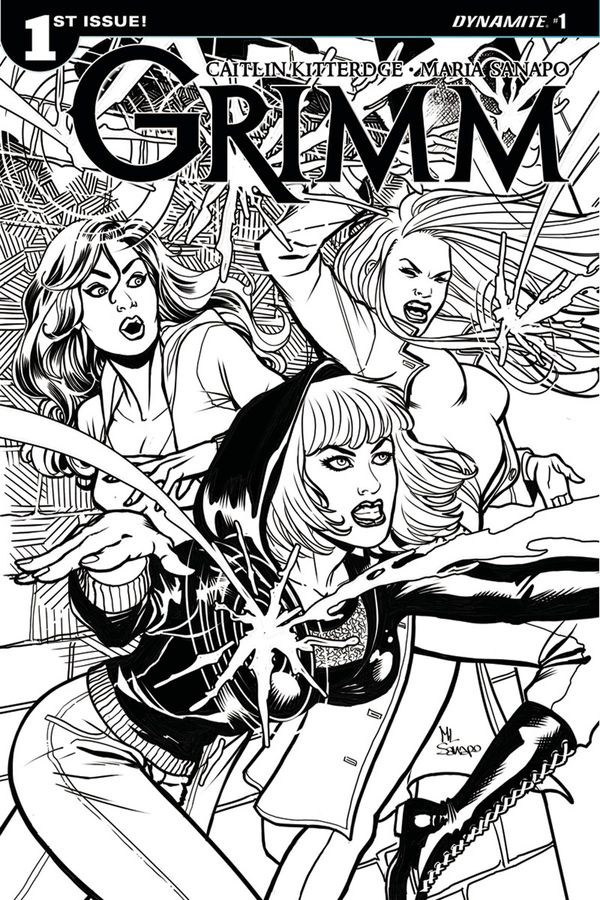 Grimm V2 #1 (Cover C 10 Copy Sanapo B&w Inc)