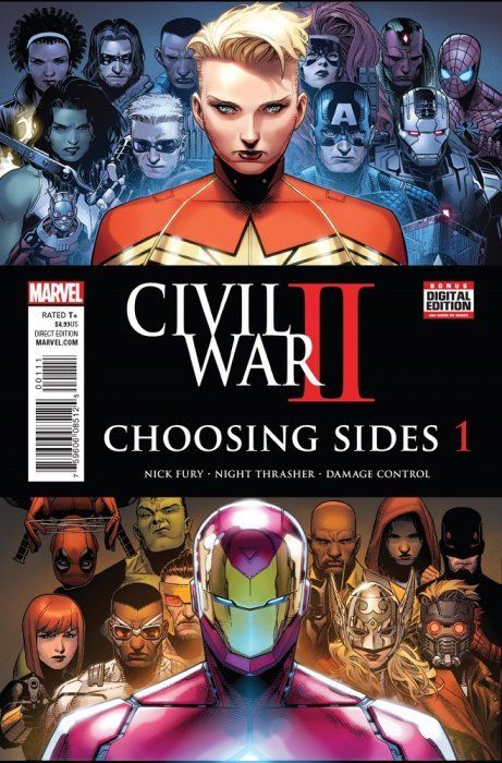 Civil War II: Choosing Sides #1 Comic