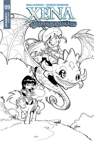 Xena: Warrior Princess  #9 (10 Copy Cifuentes Cover B B&w)