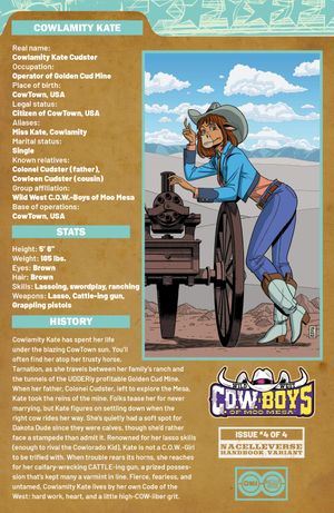 Wild West Cow-Boys Of Moo Mesa #4 (Cvr C AJ Jothikumar Handbook Variant)