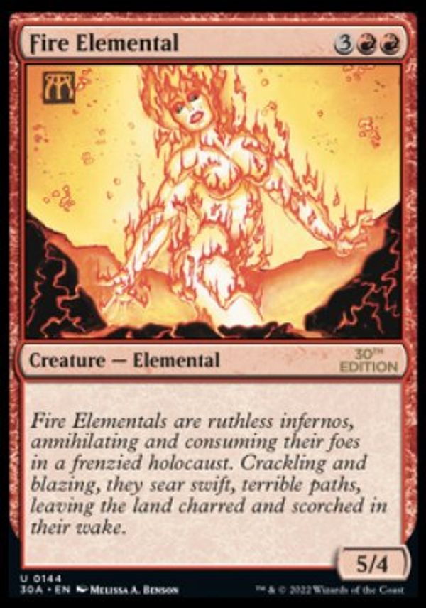 Fire Elemental (Magic 30th Anniversary Edition)