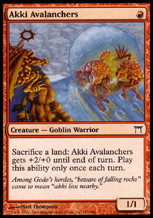 Akki Avalanchers (Champions of Kamigawa) Trading Card