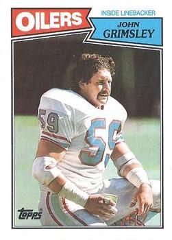 John Grimsley 1987 Topps #315 Sports Card