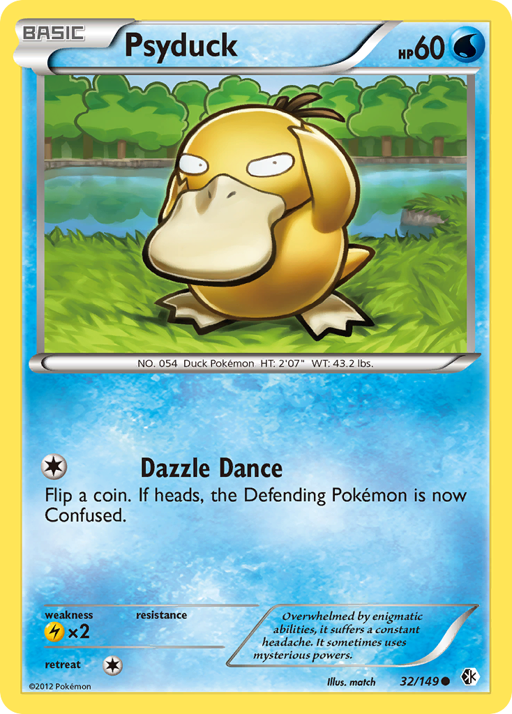 Psyduck (32/149) - Boundaries Crossed Pokémon Card